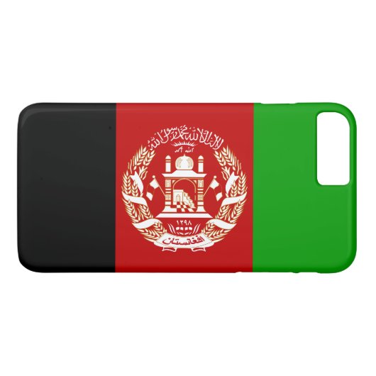 Afghaanse vlag Case-Mate iPhone case (Achterkant (Horizontaal))
