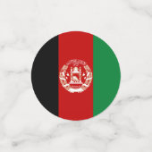 Afghaanse vlag confetti (Kleine voorkant)