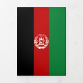 Afghaanse vlag drieluik kaart (Cover)