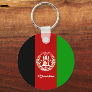 Afghaanse vlag en Afghaanse patriotten/sport Sleutelhanger