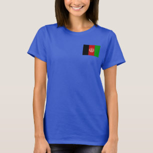 Afghaanse vlag en Kaart dk T-Shirt