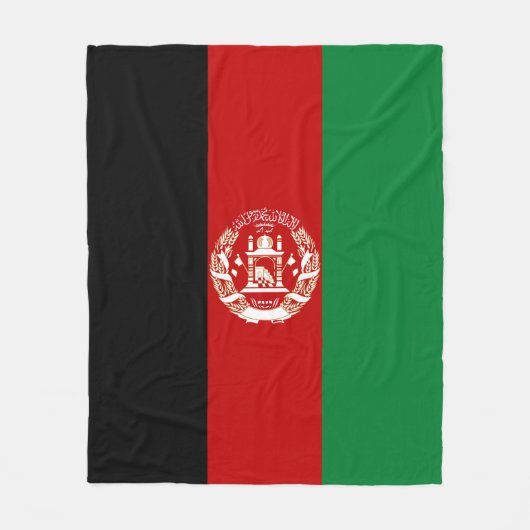 Afghaanse vlag fleece deken (Voorkant)