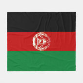 Afghaanse vlag fleece deken (Voorkant (Horizontaal))