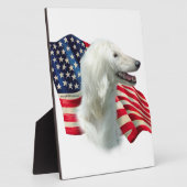 Afghaanse vlag fotoplaat (Zijkant)