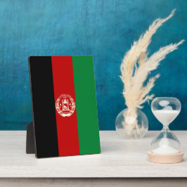 Afghaanse vlag fotoplaat
