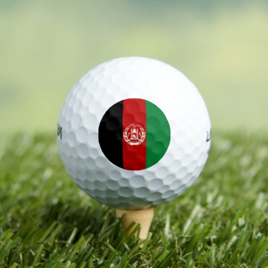 Afghaanse vlag golfballen (Insitu Shirt)