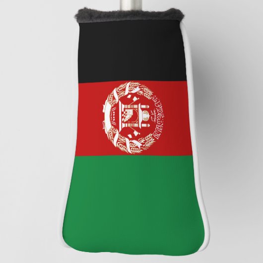 Afghaanse vlag golfheadcover (Draai 90)