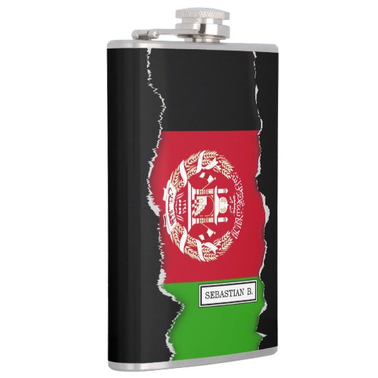 Afghaanse vlag heupfles (Rechts)