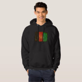 Afghaanse vlag hoodie (Voorkant volledig)