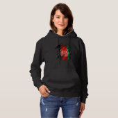 Afghaanse vlag hoodie (Voorkant volledig)