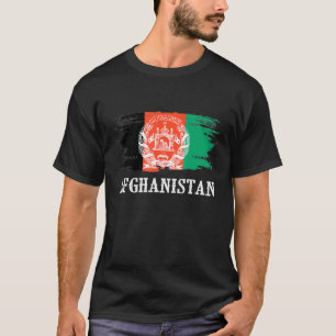  Afghaanse vlag Ik hou van Afghanistan T-shirt