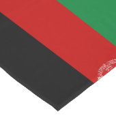 Afghaanse vlag korte tafelloper (Hoek)