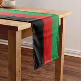 Afghaanse vlag korte tafelloper