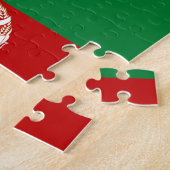 Afghaanse vlag legpuzzel (Zijkant)