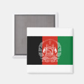 Afghaanse vlag magneet (Voorkant / Achterkant)