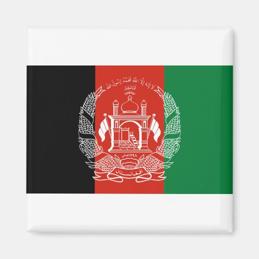 Afghaanse vlag magneet (Voorkant)