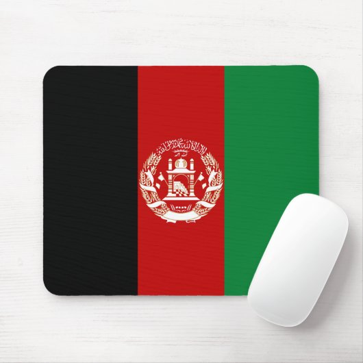 Afghaanse vlag muismat (Met muis)