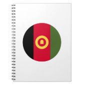 Afghaanse vlag notitieboek (Voorkant)