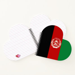 Afghaanse vlag notitieboek