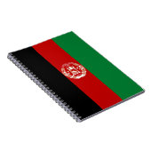 Afghaanse vlag notitieboek (Rechterzijde)