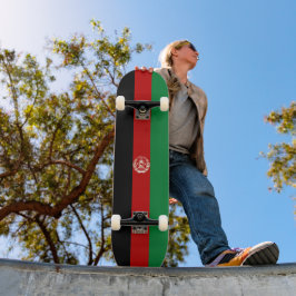 Afghaanse vlag persoonlijk skateboard