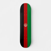 Afghaanse vlag persoonlijk skateboard (Voorkant)