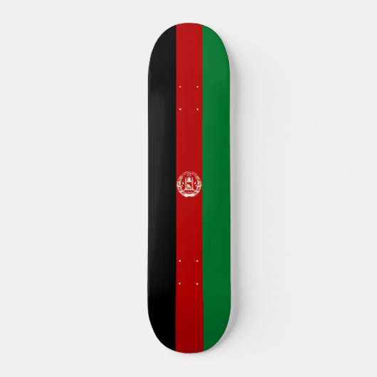 Afghaanse vlag persoonlijk skateboard (Voorkant)