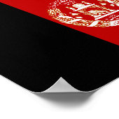 Afghaanse vlag poster (Hoek)