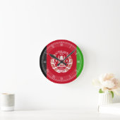 Afghaanse vlag ronde klok (Huis)