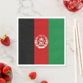 Afghaanse vlag servet