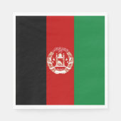 Afghaanse vlag servet (Voorkant)