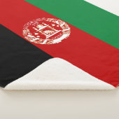 Afghaanse vlag sherpa deken (3/4)