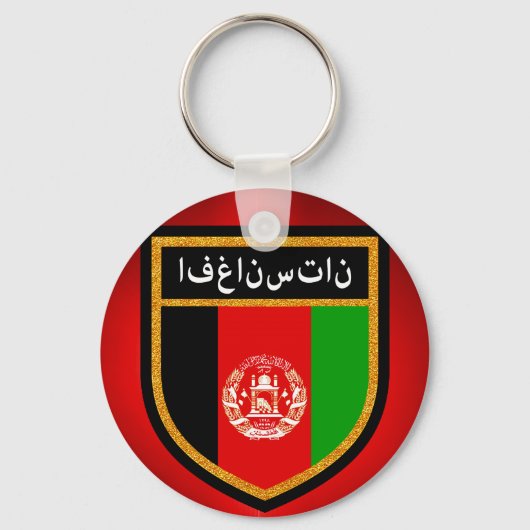 Afghaanse vlag sleutelhanger (Voorkant)