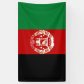 Afghaanse vlag spandoek (Verticaal)