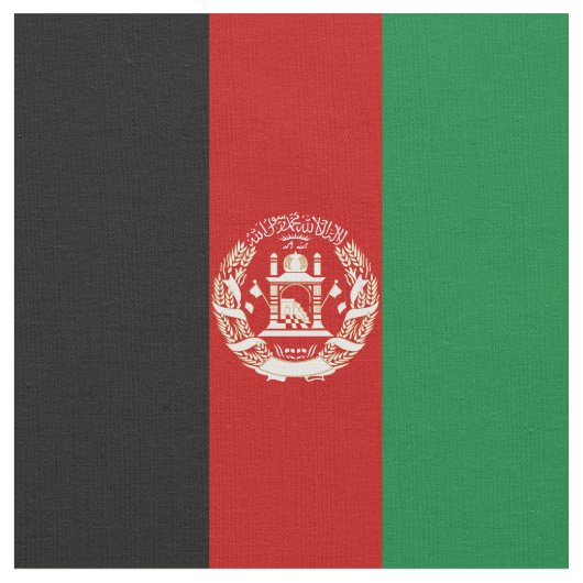 Afghaanse vlag stof (Close Up)