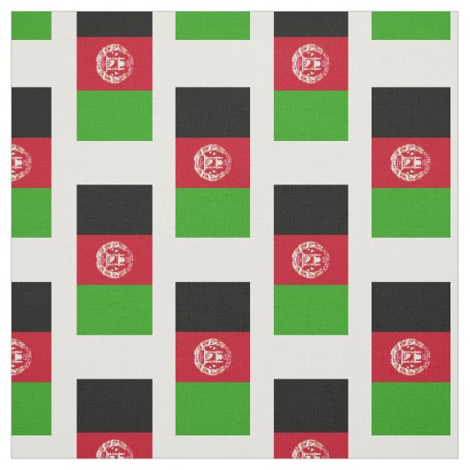 Afghaanse vlag stof (Swatch)
