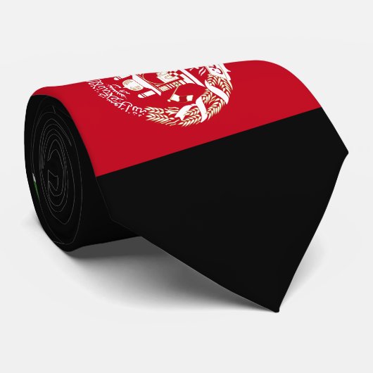 Afghaanse vlag stropdas (Opgerold)