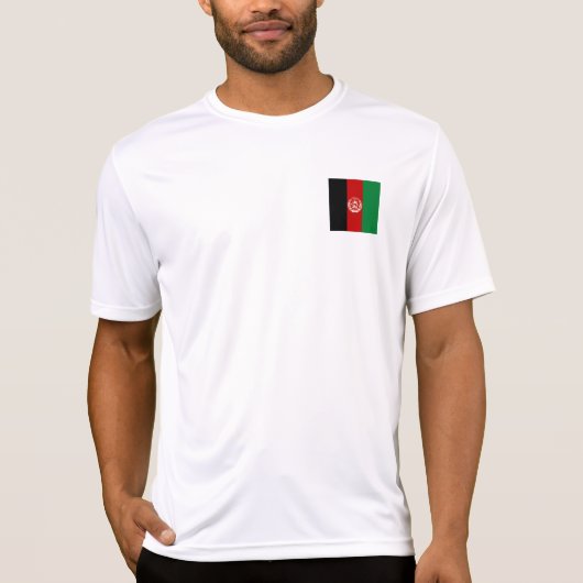 Afghaanse vlag t-shirt (Voorkant)