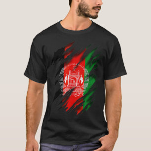 Afghaanse vlag t-shirt