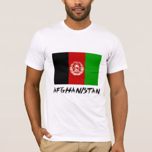 Afghaanse vlag t-shirt