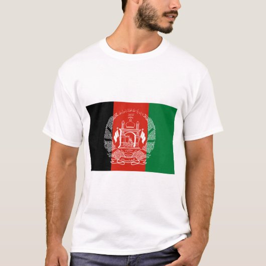 Afghaanse vlag t-shirt (Voorkant)
