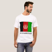 Afghaanse vlag t-shirt (Voorkant volledig)