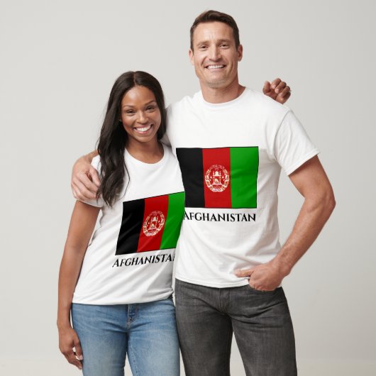 Afghaanse vlag t-shirt (Unisex)