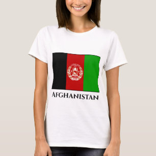 Afghaanse vlag t-shirt