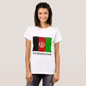 Afghaanse vlag t-shirt (Voorkant volledig)