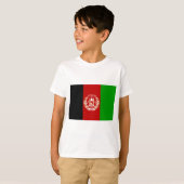 Afghaanse vlag t-shirt (Voorkant volledig)