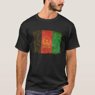 Afghaanse vlag t-shirt