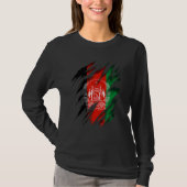 Afghaanse vlag t-shirt (Voorkant)