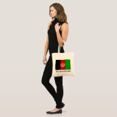 Afghaanse vlag tote bag (Voorkant (model))