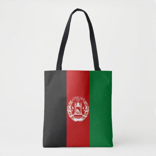 Afghaanse vlag tote bag (Voorkant)